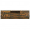 Mueble para TV madera contrachapada roble ahumado 140x35x40cm 4