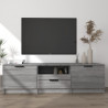 Mueble de TV madera contrachapada gris Sonoma 140x35x40 cm 1