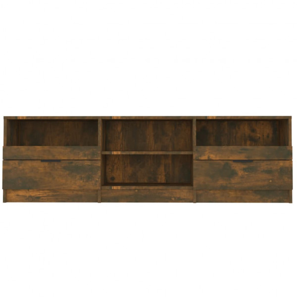 Mueble para TV madera contrachapada roble ahumado 150x33.5x45cm M 4