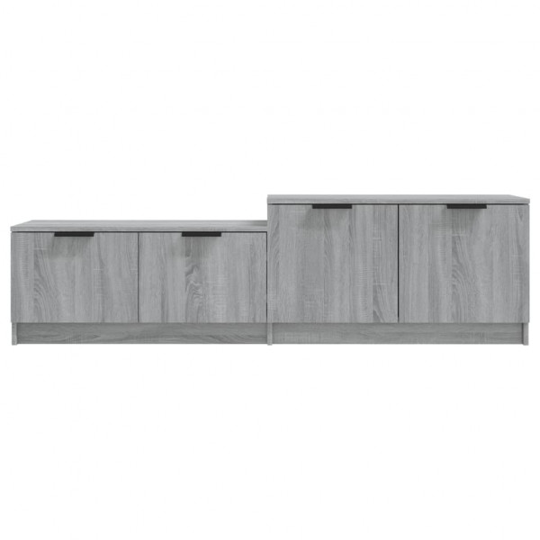 Mueble de TV madera contrachapada gris Sonoma 158.5x36x45 cm M 5