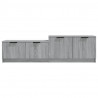 Mueble de TV madera contrachapada gris Sonoma 158.5x36x45 cm 5