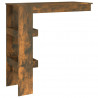 Mesa de bar de pared contrachapada roble ahumado 102x45x103.5cm 5