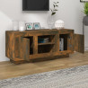Mueble para TV madera contrachapada roble ahumado 102x35x45 cm 3