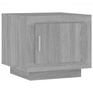 Mesa de centro madera contrachapada gris Sonoma 51x50x45 cm H