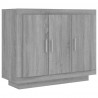 Aparador de madera contrachapada gris Sonoma 92x35x75 cm 2