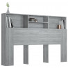 Mueble cabecero color gris Sonoma 160x19x103.5 cm 4