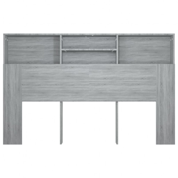 Mueble cabecero color gris Sonoma 160x19x103.5 cm M 5