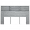 Mueble cabecero color gris Sonoma 160x19x103.5 cm 5