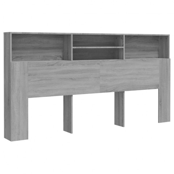 Mueble cabecero color gris Sonoma 200x19x103.5 cm M 2