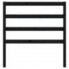 Cabecero de cama madera maciza de pino negro 96x4x100 cm 4