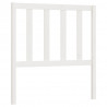 Cabeceira de cama 81x4x100 cm pinho maciço branco 2