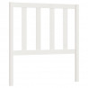 Cabeceira de cama 106x4x100 cm pinho maciço branco 2