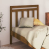 Cabecero de cama madera maciza de pino marrón miel 106x4x100 cm 1