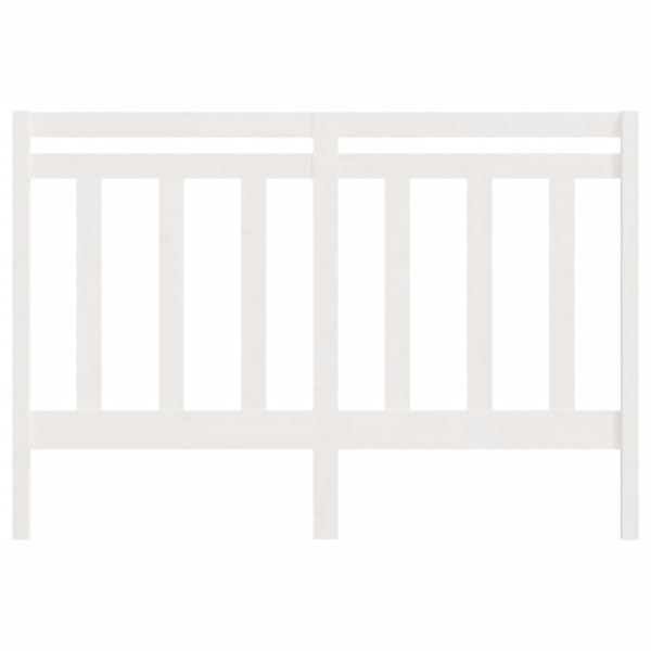Cabeceira de cama 141x4x100 cm pinho maciço branco M 4