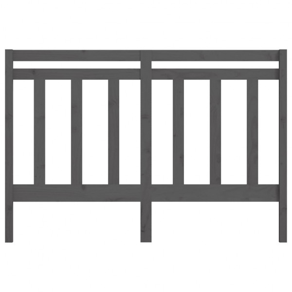 Cabeceira de cama 141x4x100 cm pinho maciço cinzento M 4