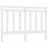 Cabeceira de cama 156x4x100 cm pinho maciço branco 2