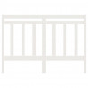 Cabeceira de cama 156x4x100 cm pinho maciço branco 4
