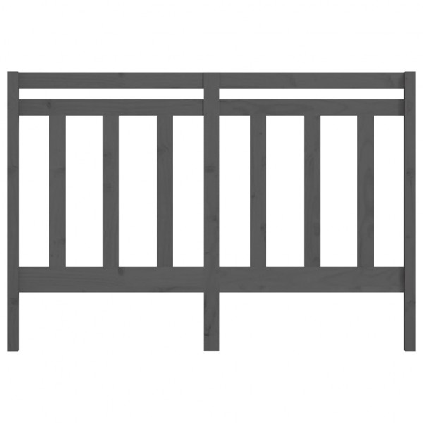 Cabeceira de cama 166x4x100 cm pinho maciço cinzento M 4