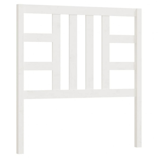 Cabecero de cama madera maciza de pino blanco 106x4x100 cm M 2