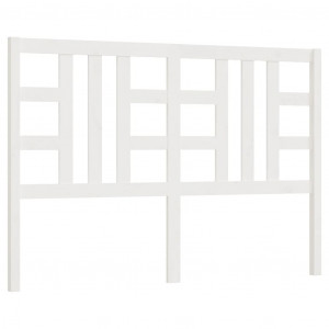 Cabeceira de cama 156x4x100 cm pinho maciço branco H