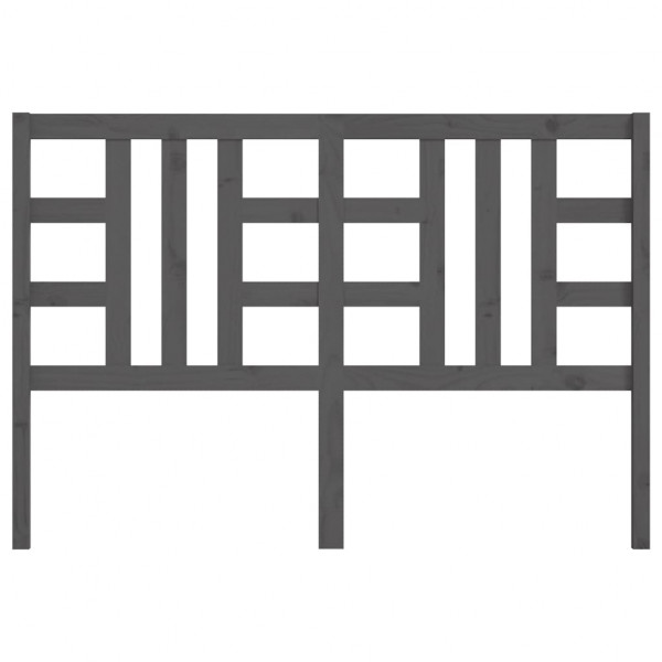 Cabeceira de cama 166x4x100 cm pinho maciço cinzento M 4