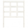 Cabeceira de cama 80.5x4x100 cm madeira de pinho maciça branco 3