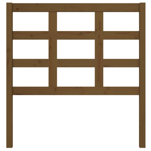 Cabeceira de cama 95.5x4x100 cm pinho maciço castanho mel M 3