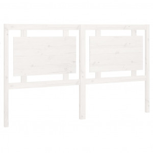 Cabecero de cama madera maciza de pino blanco 165.5x4x100 cm H