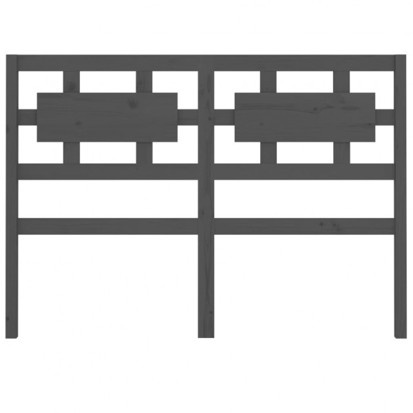 Cabeceira de cama 185.5x4x100 cm pinho maciço cinzento M 4