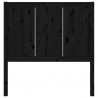 Cabecero de cama madera maciza de pino negro 95.5x4x100 cm 4