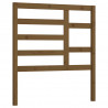 Cabecero de cama madera maciza de pino marrón miel 81x4x104 cm 2