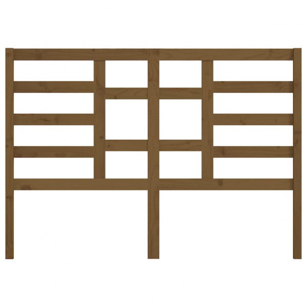 Cabeceira de cama 156x4x104 cm pinho maciço castanho mel M 4