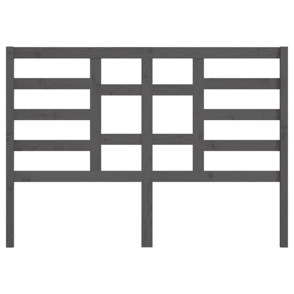 Cabeceira de cama 166x4x100 cm pinho maciço cinzento M 4