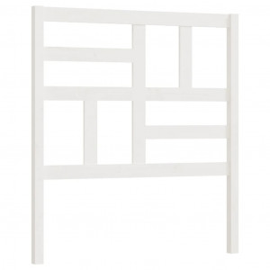 Cabecero de cama madera maciza de pino blanco 81x4x104 cm H