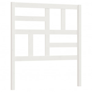 Cabeceira de cama 96x4x104 cm pinho maciço branco H