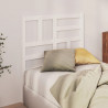 Cabeceira de cama 106x4x104 cm pinho maciço branco 1