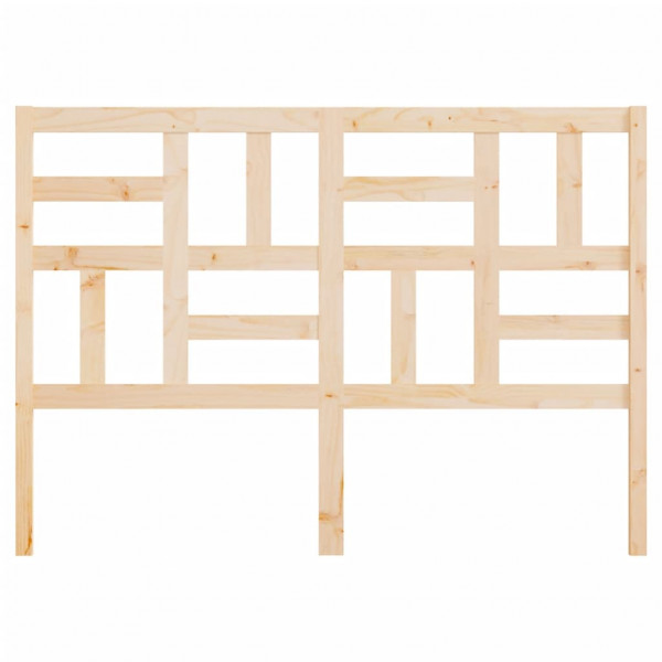 Cabecero de cama madera maciza de pino 146x4x104 cm M 4