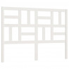 Cabeceira de cama 166x4x104 cm pinho maciço branco 2