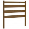 Cabeceira de cama 81x4x100 cm pinho maciço castanho mel 2