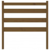 Cabeceira de cama 81x4x100 cm pinho maciço castanho mel 4