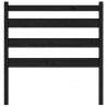 Cabecero de cama madera maciza de pino negro 96x4x100 cm 4