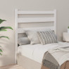 Cabeceira de cama 106x4x100 cm pinho maciço branco 1