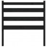 Cabecero de cama madera maciza de pino negro 106x4x100 cm 4