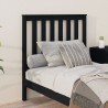 Cabecero de cama madera maciza de pino negro 96x6x101 cm 3