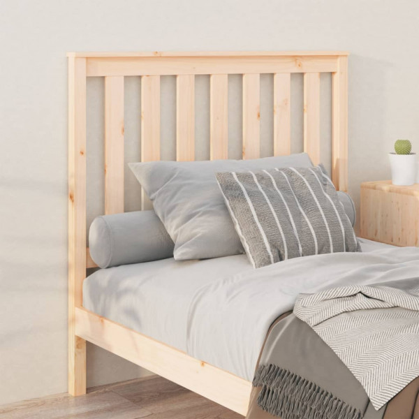 Cabecero de cama madera maciza de pino 106x6x101 cm M 3