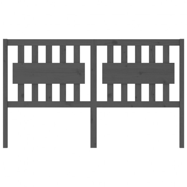 Cabeceira de cama 165.5x4x100 cm pinho maciço cinzento M 3