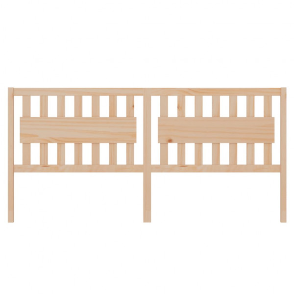 Cabecero de cama madera maciza de pino 205.5x4x100 cm M 3