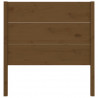 Cabecero madera maciza de pino marrón miel 106x4x100 cm 4