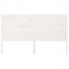Cabeceira de cama 206x4x100 cm pinho maciço branco 3