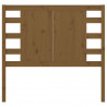 Cabeceira de cama 106x4x100 cm pinho maciço castanho mel 3